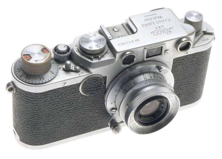 IIF LEICA CHROME CLASSIC 35mm CAMERA LEITZ SUMMARON 1:3.5 f=3.5cm COMPACT LENS