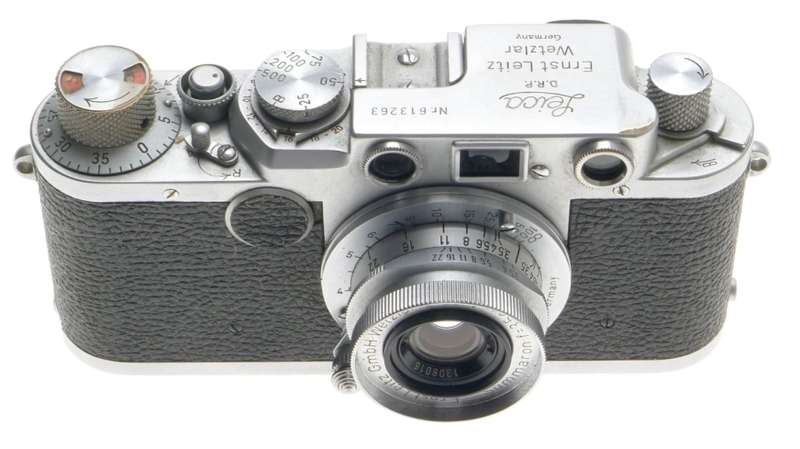 IIF LEICA CHROME CLASSIC 35mm CAMERA LEITZ SUMMARON 1:3.5 f=3.5cm COMPACT LENS