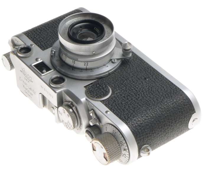 IIF LEICA CHROME CLASSIC 35mm CAMERA LEITZ SUMMARON 1:3.5 f=3.5cm COMPACT LENS