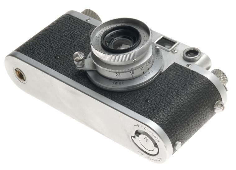 IIF LEICA CHROME CLASSIC 35mm CAMERA LEITZ SUMMARON 1:3.5 f=3.5cm COMPACT LENS