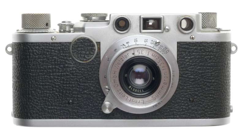 IIF LEICA CHROME CLASSIC 35mm CAMERA LEITZ SUMMARON 1:3.5 f=3.5cm COMPACT LENS