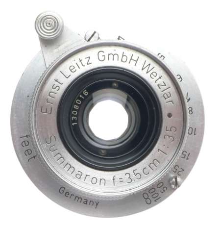 IIF LEICA CHROME CLASSIC 35mm CAMERA LEITZ SUMMARON 1:3.5 f=3.5cm COMPACT LENS
