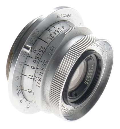 IIF LEICA CHROME CLASSIC 35mm CAMERA LEITZ SUMMARON 1:3.5 f=3.5cm COMPACT LENS