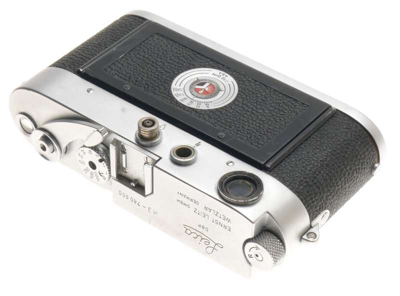 DS LEICA M3 FILM 35mm CAMERA WITH SERVICED SUMMICRON 1:2/50mm RIGID CHROME LENS