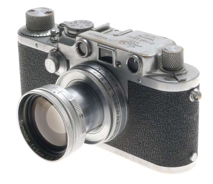 CAMERA IIIC RANGEFINDER USED 35mm FILM BODY WITH 1:2 f=5cm SUMMITAR LENS f=50mm