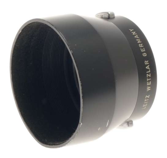 LEICA RARE BLACK 4.5/135 LENS HOOD 4/90 SHADE 12575 N MINT 2.8/90mm WITH BOX