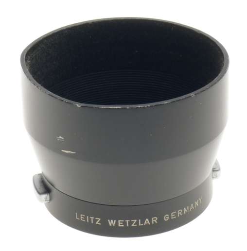 LEICA RARE BLACK 4.5/135 LENS HOOD 4/90 SHADE 12575 N MINT 2.8/90mm WITH BOX
