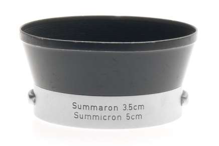 IROOA VINTAGE SUMMICRON 2/50 LEICA SUMMARON 2/35 LENS HOOD 2.8/35 SHADE BLACK