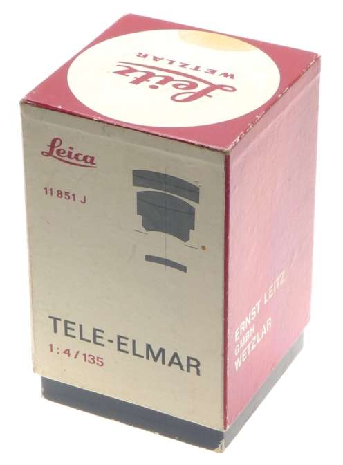 M240 M9-P LEICA TELE-ELMAR 1:4/135 M MOUNT f=135mm CAMERA LENS FITS BOX 11851 J