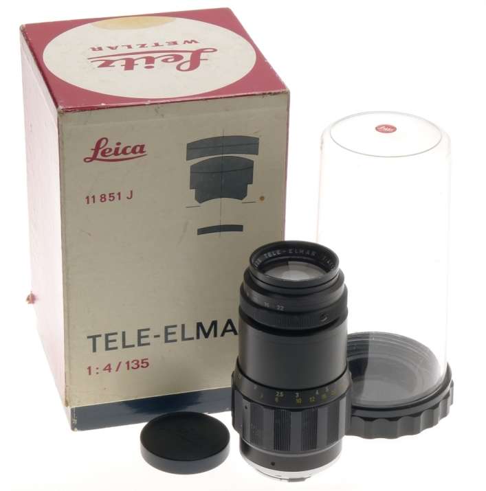 M240 M9-P LEICA TELE-ELMAR 1:4/135 M MOUNT f=135mm CAMERA LENS FITS BOX 11851 J