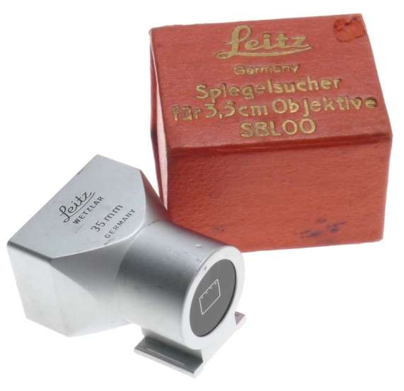 BOXED LEICA SBLOO RANGEFINDER M39 CAMERA LENS BRIGHTLINE VIEW FINDER 3.5 CM 35mm