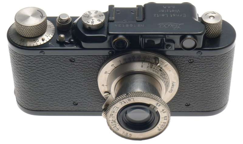 LEICA II (D) BLACK RANGEFINDER M39 SCREW MOUNT NICKLE LEITZ ELMAR 3.5 f=5cm LENS