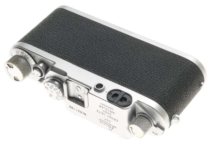 LEICA IIF 35mm FILM M39 MOUNT CAMERA RED DIAL ELMAR 1:3.5/5cm CLEAN 3.5/50 LENS