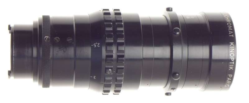 Kinoptik 1:2.5 f=150mm Apochromat tele camera lens 2.5/150mm Cameflex hood CLA'd