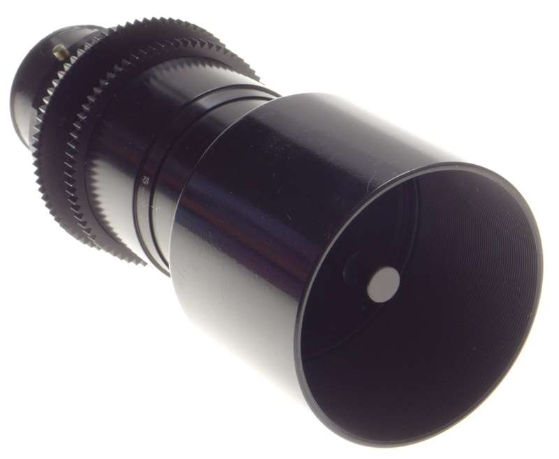 Kinoptik 1:2 f=100mm Apochromat tele camera lens 2/100mm Cameflex hood cap CLA'd