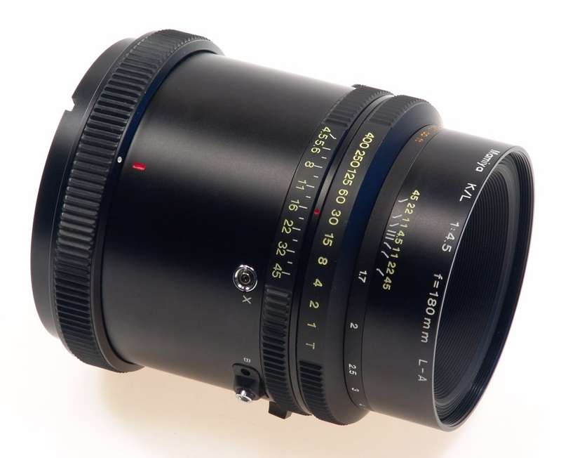 MAMIYA K/L 1:4.5 f=180mm L-A RZ CAMERA LENS 4.5/180 CAP