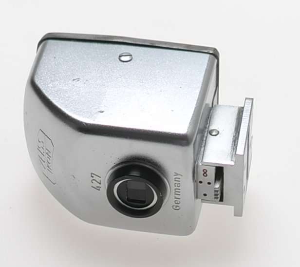 ZEISS IKON CHROME CAMERA UNIVERSAL VIEW FINDER WIDE ANGLE 427 RARE CLEAN CASE