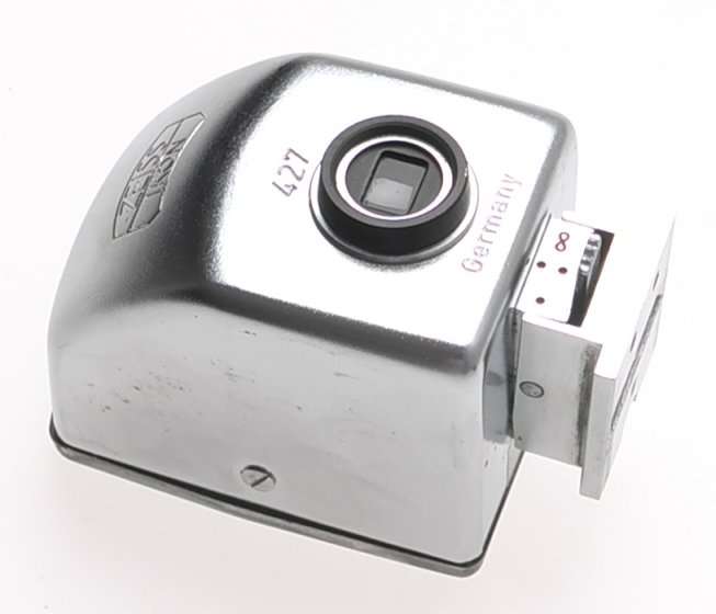 ZEISS IKON CHROME CAMERA UNIVERSAL VIEW FINDER WIDE ANGLE 427 RARE CLEAN CASE