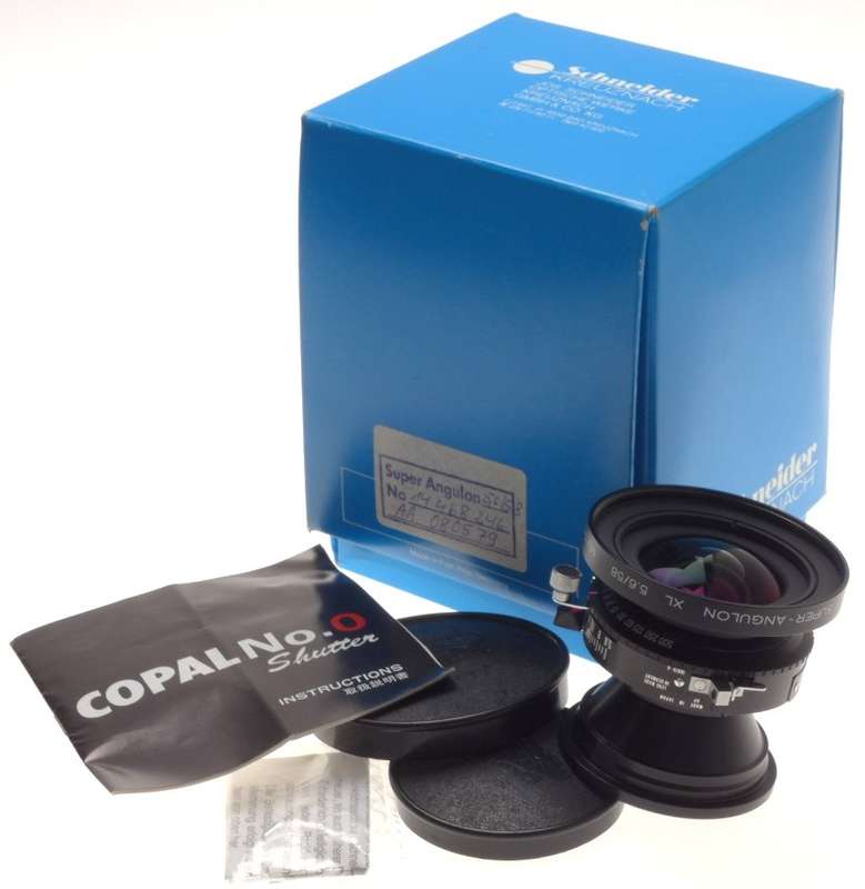 SCHNEIDER SUPER ANGULON XL 5.6/58mm SINAR CAMERA 4x5 MULTICOATING COPAL 0 LENS