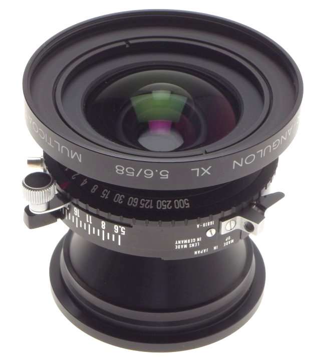 SCHNEIDER SUPER ANGULON XL 5.6/58mm SINAR CAMERA 4x5 MULTICOATING COPAL 0 LENS