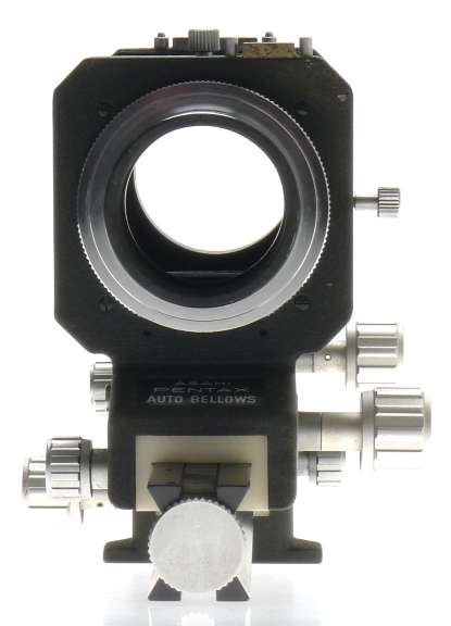 35mm SLR ASAHI PENTAX AUTO BELLOWS SET MINT BOX COMPLETE CLOSE FOCUS MACRO RAIL