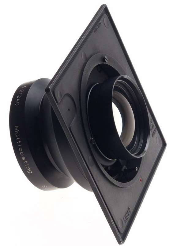 SYMMAR-S 5.6/240 MULTICOATING f=240mm SINAR LENS BOARD CAP FITS HORSEMAN CAMERA
