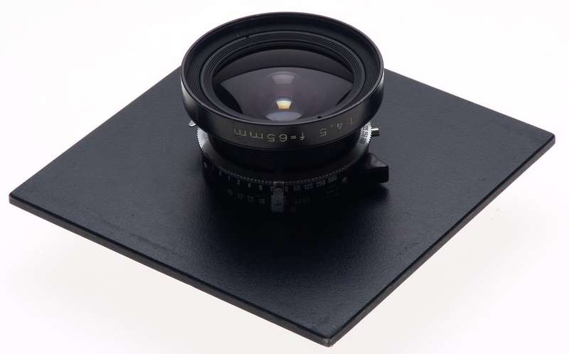 RODENSTOCK GRANDAGON 1:4.5 f=65mm SINAR HORSEMAN CAMERA LENS 4.5/65 LENS BOARD