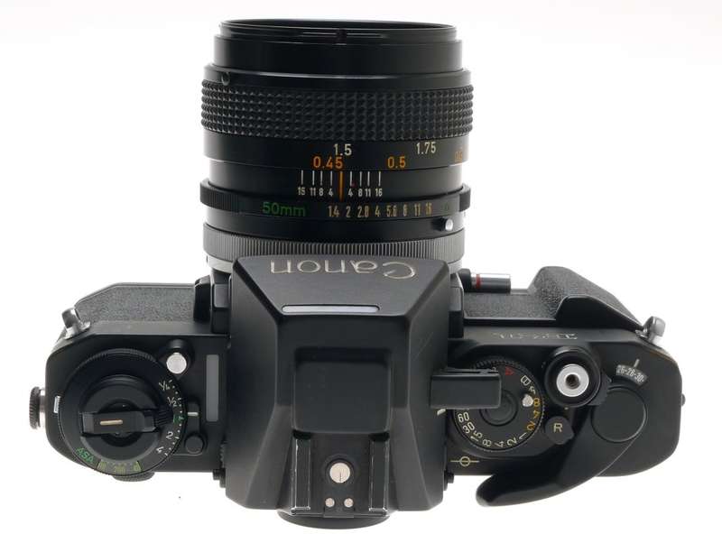 CANON F-1 SLR 35mm FILM CAMERA AE FINDER FN 1.4 S.S.C f=50mm CASE FILTER 1.4/50