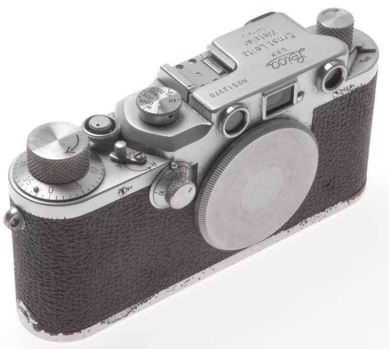 LEICA IIIc LEITZ M39 LTM RANGEFINDER CAMERA CHROME BODY USED WORKING MANUAL CAP