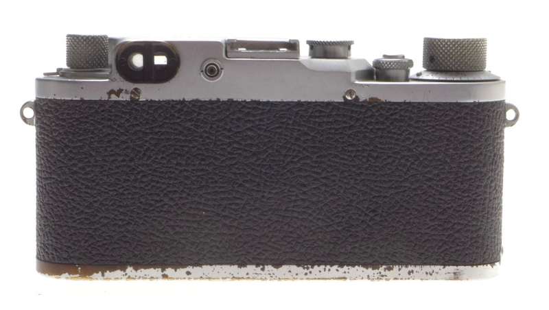 LEICA IIIc LEITZ M39 LTM RANGEFINDER CAMERA CHROME BODY USED WORKING MANUAL CAP