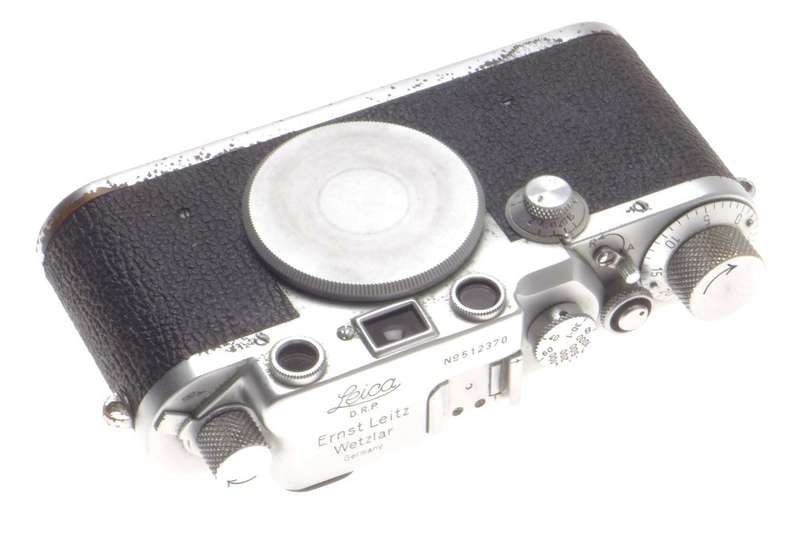 LEICA IIIc LEITZ M39 LTM RANGEFINDER CAMERA CHROME BODY USED WORKING MANUAL CAP