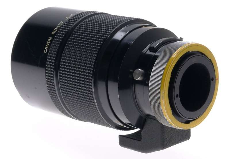CANON SLR CAMERA BLACK REFLEX LENS 500mm 1:8 S.S.C FD MOUNT 8/500mm CLEAN CAP