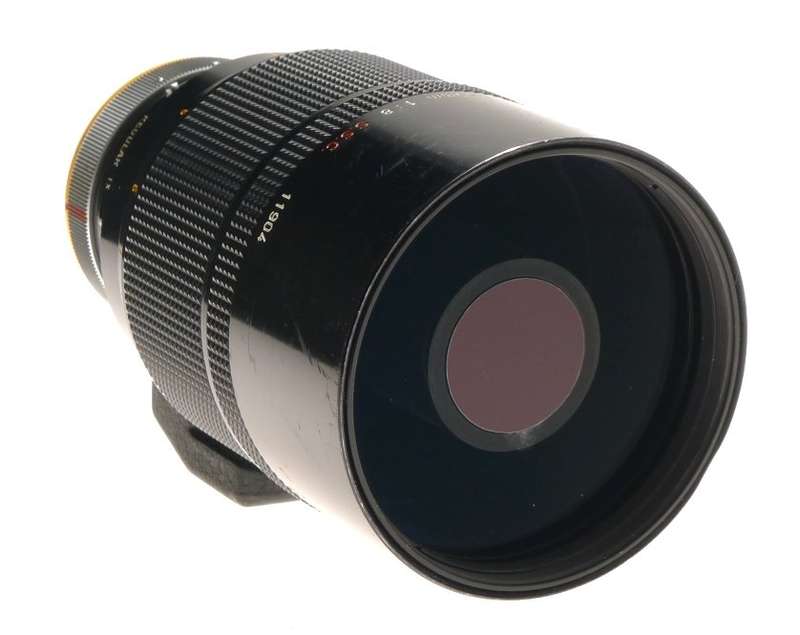 CANON SLR CAMERA BLACK REFLEX LENS 500mm 1:8 S.S.C FD MOUNT 8/500mm CLEAN CAP