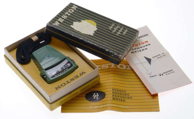 VINTAGE WESTON DR GREEN UNIVERSAL EXPOSUREMETER LIGHT BOXED MODEL MANUALS RARE