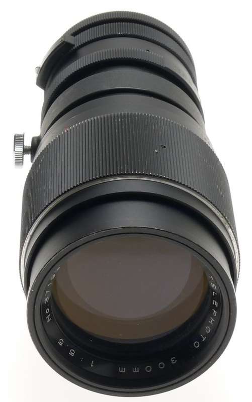 AUTO VIVITAR TELEPHOTO 300mm 1:5.5 CANON FD CAMERA LENS MOUNT BLACK CAPS CLEAN