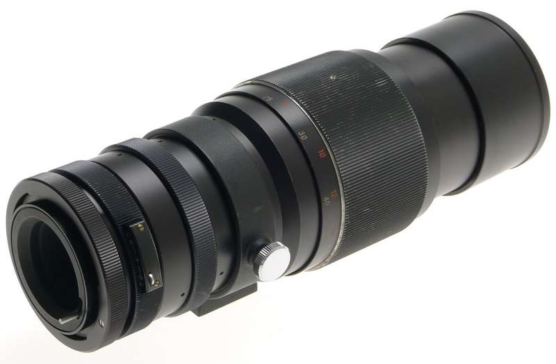 AUTO VIVITAR TELEPHOTO 300mm 1:5.5 CANON FD CAMERA LENS MOUNT BLACK CAPS CLEAN