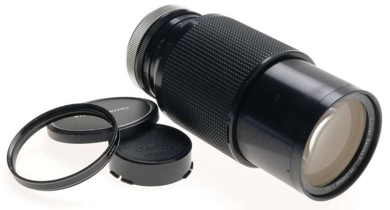 VIVITAR SERIES 1 CANON 70-210mm 1:3.5 MACRO FOCUSING AUTO ZOOM FD MOUNT LENS CAP