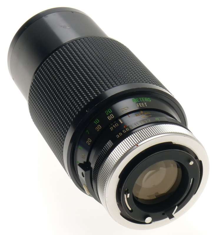 VIVITAR SERIES 1 CANON 70-210mm 1:3.5 MACRO FOCUSING AUTO ZOOM FD MOUNT LENS CAP