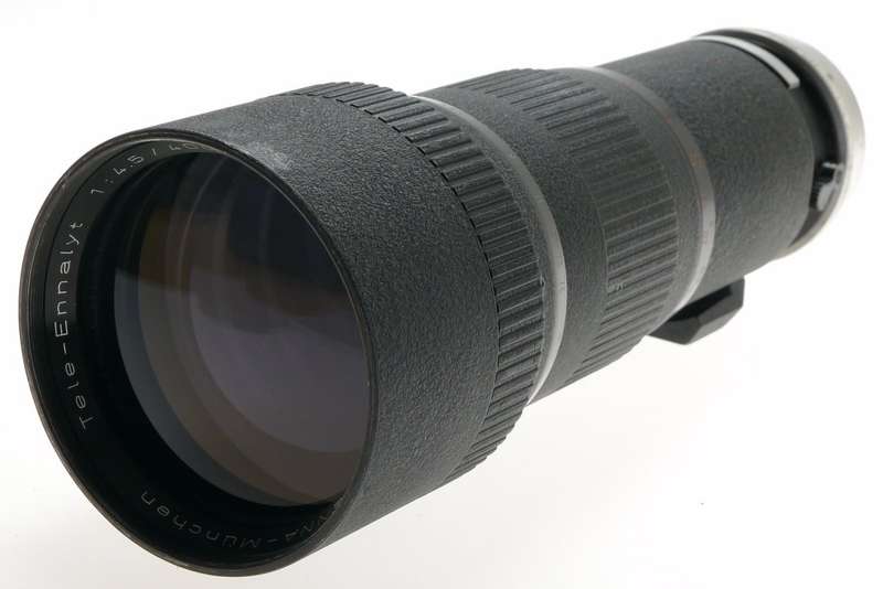 TELE-ENNALYT 4.5/400mm CAMERA LENS CASE M39 LEICA SCREW MOUNT f=400 RANGEFINDER