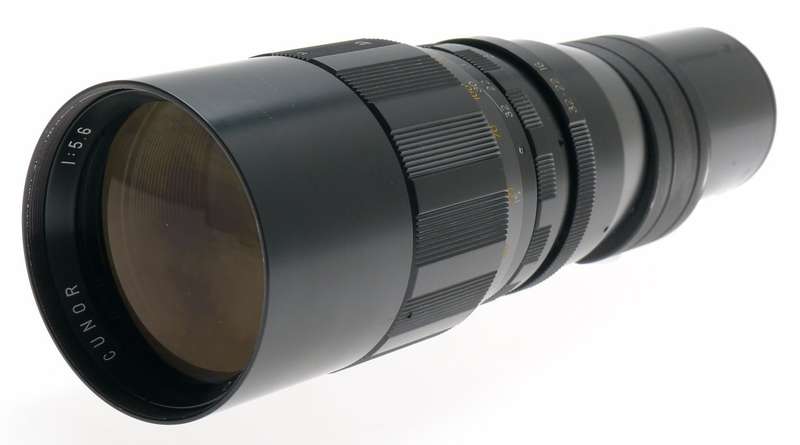 CUNOR TELE LENS 1:5.6 f=350mm M42 SCREW MOUNT 1:5.6/350mm CAP HOOD LIGHTLY USED