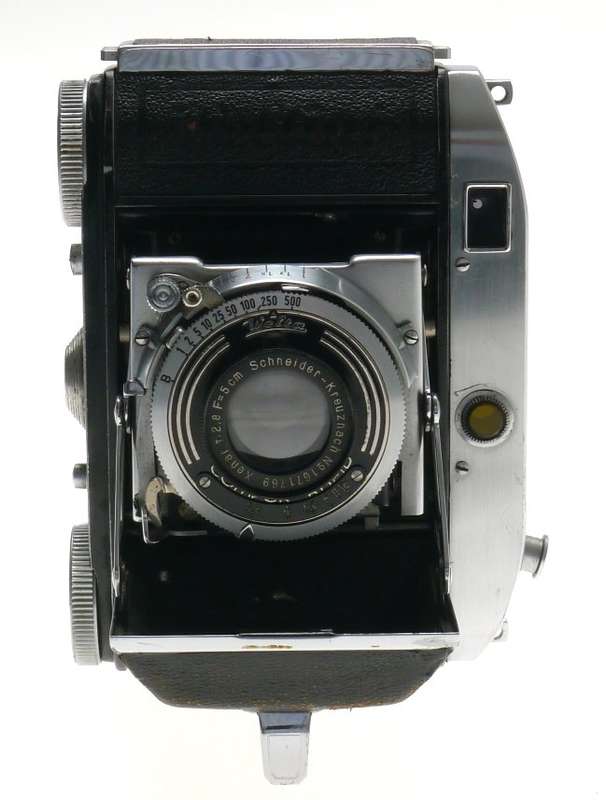 WELTA WELTINI SCHNEIDER XENAR 1:2.8 f=5cm FOLDING BLACK RANGEFINDER CAMERA RAPID