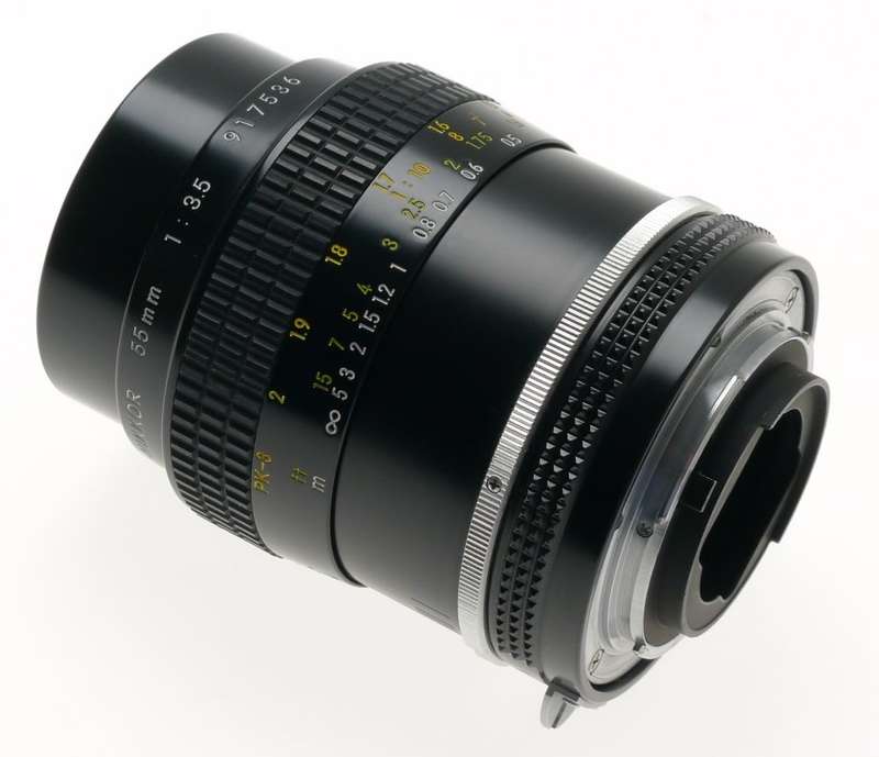 MICRO-NIKKOR 55mm f3.5 Ai SLR CAMERA LENS CAPS FILTER EXCELLENT 1:3.5/55mm CLEAN