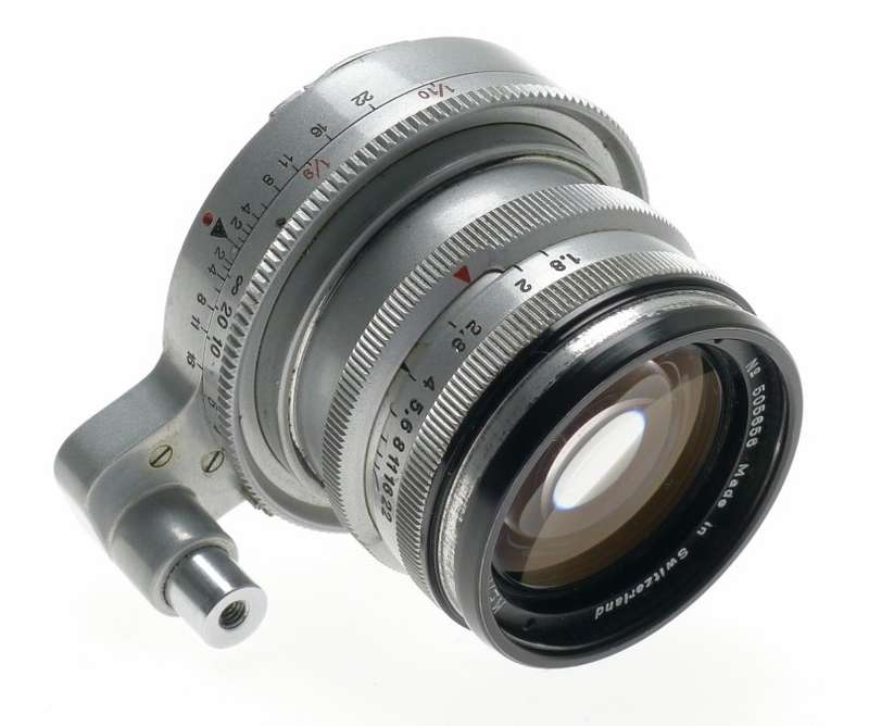 ALPA Mod. 5 RANGEFINDER CHROME CAMERA KERN-SWITAR 1:1.8/50mm AR LENS f=50mm HOOD