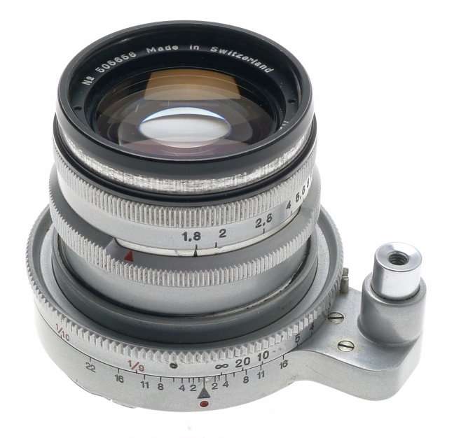 ALPA Mod. 5 RANGEFINDER CHROME CAMERA KERN-SWITAR 1:1.8/50mm AR LENS f=50mm HOOD