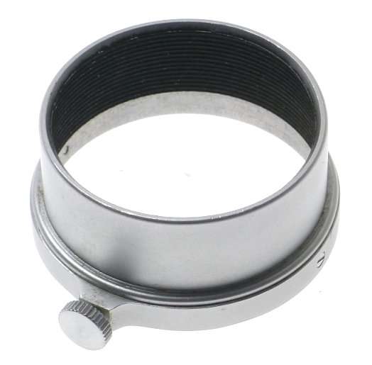 LEICA FISON BOX LEITZ ELMAR CHROME LENS HOOD SHADE RARE ELMAR 3.5/5cm LEITZ 5cm