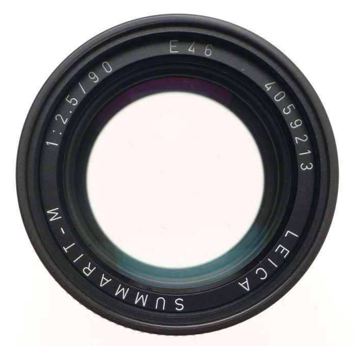 LEICA 1:2.5/90mm SUMMARIT-M CAMERA LENS M9 M3 BLACK 6 bit MONOCHROME GUARANTEE