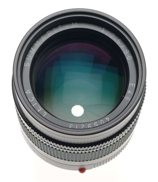 LEICA 1:2.5/90mm SUMMARIT-M CAMERA LENS M9 M3 BLACK 6 bit MONOCHROME GUARANTEE