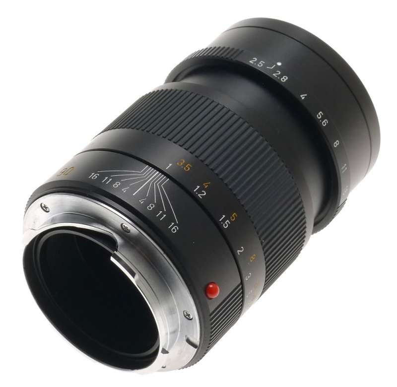 LEICA 1:2.5/90mm SUMMARIT-M CAMERA LENS M9 M3 BLACK 6 bit MONOCHROME GUARANTEE