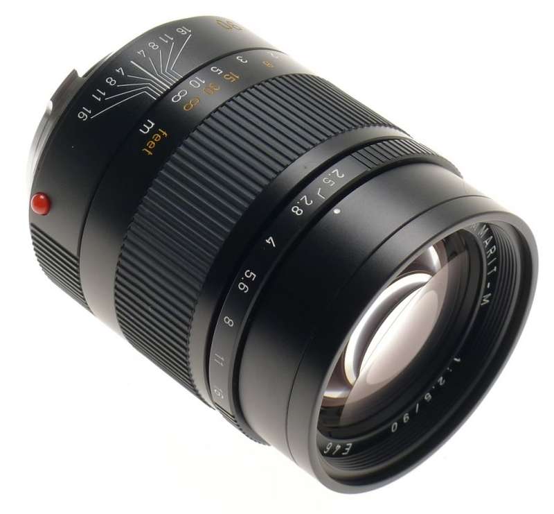 LEICA 1:2.5/90mm SUMMARIT-M CAMERA LENS M9 M3 BLACK 6 bit MONOCHROME GUARANTEE