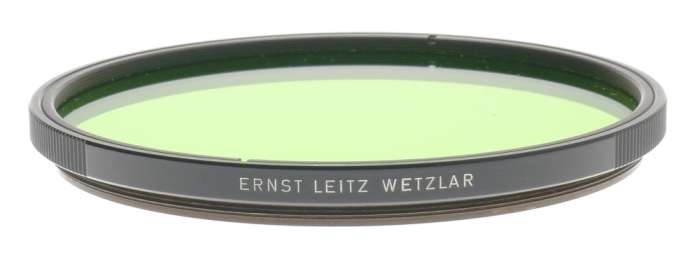 LEICA 13306 GGr LEITZ GREEN LENS FILTER E85 LARGE BLACK PAINT FITS TELYT BOXED